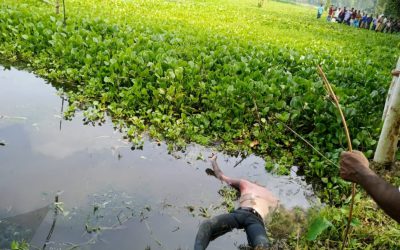 নাগেশ্বরীতে ডোবা থেকে অজ্ঞাত যুবকের ভাসমান লাশ উদ্ধার