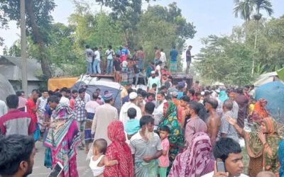 রৌমারীতে সড়ক দুর্ঘটনায় একই পরিবারের ৩ জনসহ নিহত-৫